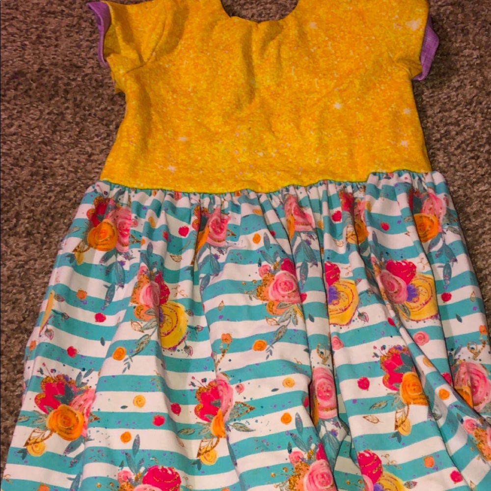 MiniK Wear toddler dress EUC
